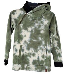 Ampersand youth world wind tie dye hoodie girl's size medium new!